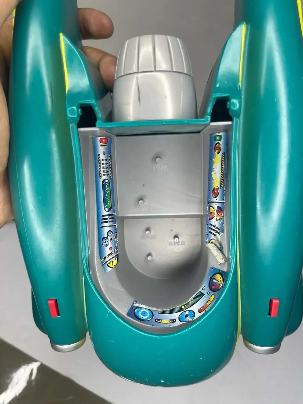 (Incomplete) 1996 Space Jam Moron Airship Vehicle by Playmates Warner Bros